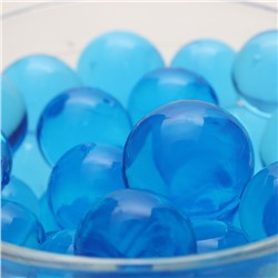 Аквагрунт, крупный гидрогель декоративный для цветов, синий, 50 г