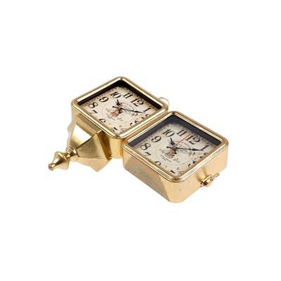 УЦЕНКА Часы настенные двусторонние «Уличный фонарь», на подвесе, плавный ход, 40×31 см