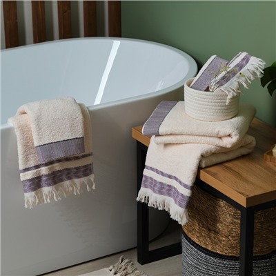 Полотенце махровое LoveLife «Бриз» 50×80 см, гранатовый, 100% хлопок, 500 г/м²