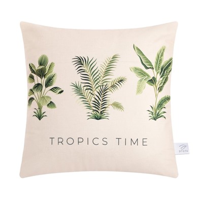 Наволочка декоративная Этель «Tropics time», 40×40 см, 100 п/э, велюр