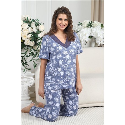 Пижама Фрезия-2 (Индиго)