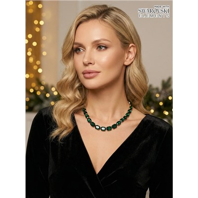 Колье с кристаллами Swarovski