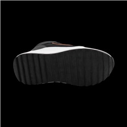 Кроссовки на меху В941-4 черно серые