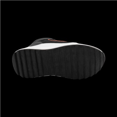 Кроссовки на меху В941-4 черно серые