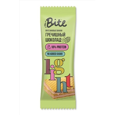 Вафли протеиновые Bite "Гречишный шоколад" 35г ЭКОПРОДУКТЫ, 1184296