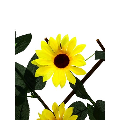 Ограждение декоративное, 35×120 см, «Подсолнухи», оттенок цветков МИКС, Greengo