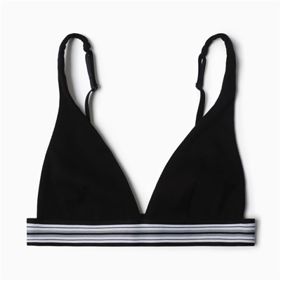 Бюстгальтер с треугольными чашечками женский Mark Formelle, чёрный, размер 75 С