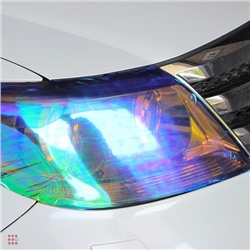 Пленка для фар защитная, 0,3х9м, черный хамелеон