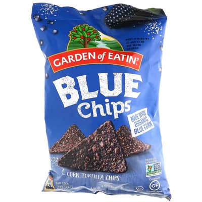 Garden of Eatin', Corn Tortilla Chips, Blue Chips, 8.1 oz (229 g)