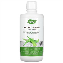 Nature's Way, алоэ вера, сок из листьев, 1 л (33,8 жидк. унции)