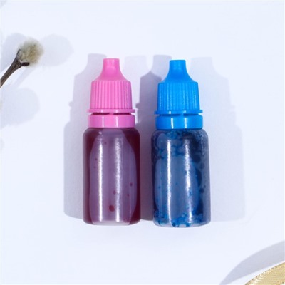 Набор для украшения яиц с жидкими красителями «Мраморное сияние» на пасху, 11х16 см