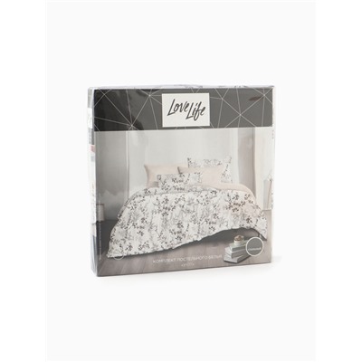 Постельное бельё 1.5-спальное LoveLife «Уют», микрофибра