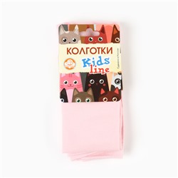 Колготки детские, светло-розовые, рост 68-74 см