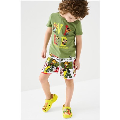 Комплект трикотажный для мальчиков: фуфайка (футболка), шорты PLAYTODAY, 1239803