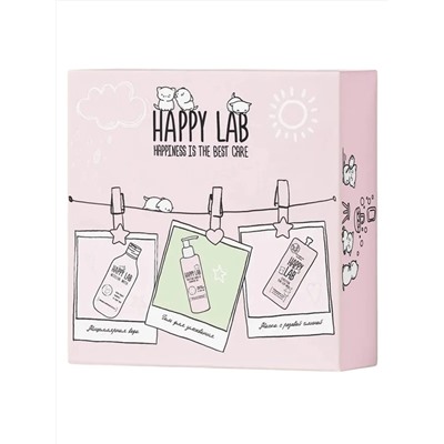Happy Lab Набор средств для ухода за кожей лица Dream Face: Мицеллярная вода, гель для умывания, очищающая маска, 300 мл, 200 мл x 2 28084