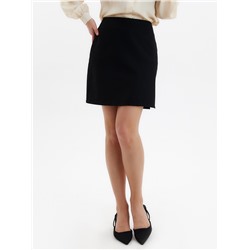 Юбка мини женская MINAKU: Casual Collection, чёрная, размер 50