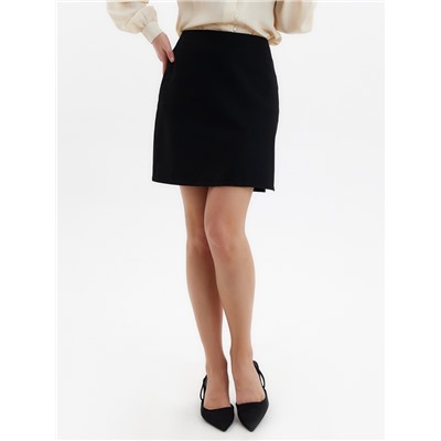 Юбка мини женская MINAKU: Casual Collection, чёрная, размер 50