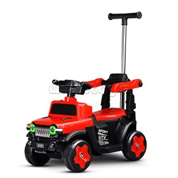 Электромобиль детский "Джип" (цвет красный)