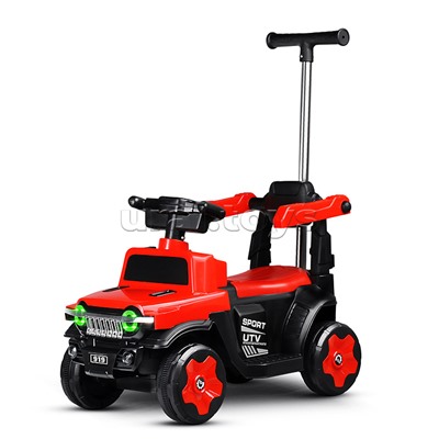 Электромобиль детский "Джип" (цвет красный)