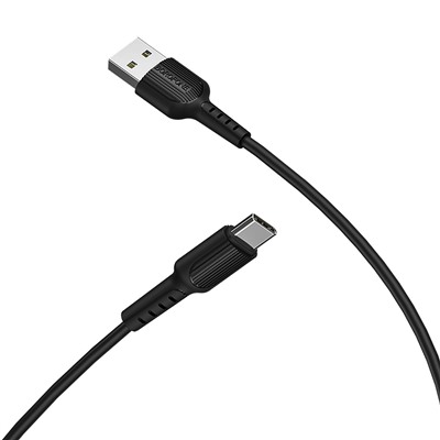 Кабель USB - Type-C Borofone BX16 Easy 15W 100см 3A  (black)