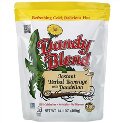 Dandy Blend, Растворимый травяной напиток с одуванчиком, без кофеина, 400 г (14,1 унции)