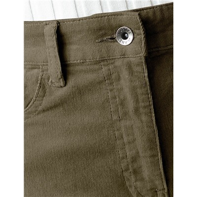 Брюки из эластичного микро-вельвета