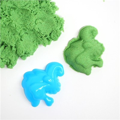 Кинетический песок 0.7 кг, изумрудный