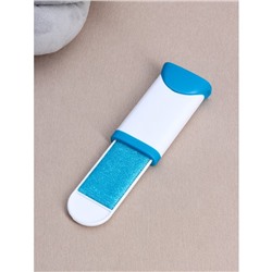 Щётка для удаления шерсти и волос с одежды и мебели, 13.5×6×3 см, цвет синий