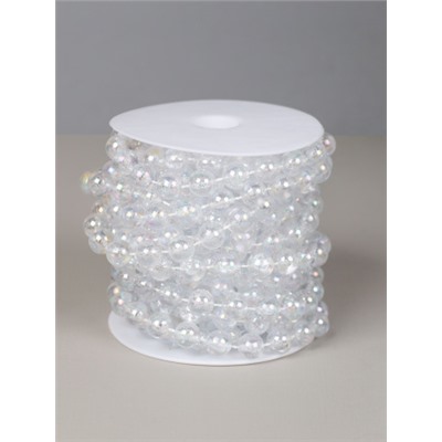 Новогодние бусы на елку 10ммх5м / DW-1379 /уп 120/