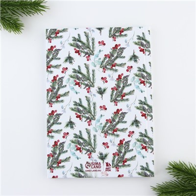 Подарочный набор новогодний, ежедневник А5, 80 листов, термостакан 350 мл «Чудо случится»