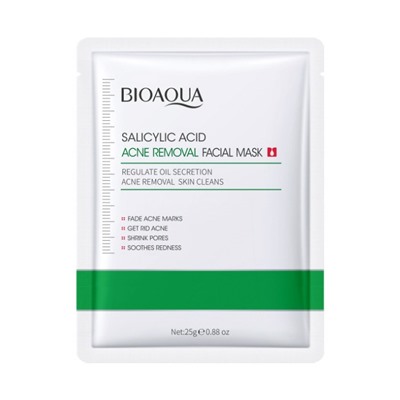Тканевая маска с салициловой кислотой для проблемной кожи Bioaqua