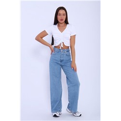 Кроп-топ 71130 (Салатовый)