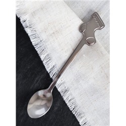 Ложка чайная серебро Сапожок / MJ025 /уп 200/новогодняя