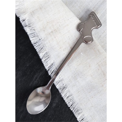 Ложка чайная серебро Сапожок / MJ025 /уп 200/новогодняя