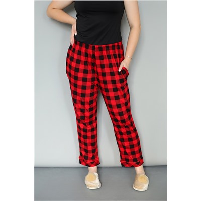 Брюки пижамные больших размеров (Б-Пиж-01)