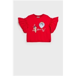 Фуфайка трикотажная для девочек (футболка) PLAYTODAY, 1122501