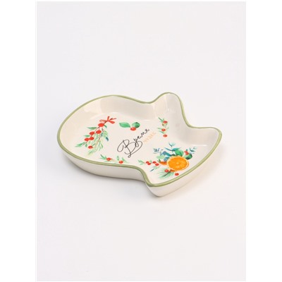 Блюдо новогоднее «Чудесное время», 20×17.5×3 см, ручная работа