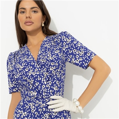 Платье из вискозы, Амур настиг (синий)