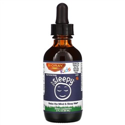 Bioray, NDF Sleepy для детей, Relax The Mind & Sleep Well (расслабление и крепкий сон), со вкусом кленового сиропа, 60 мл (2 жидкие унции)