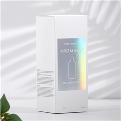 Набор диффузор ароматический Aromame, зелёный лайм, базилик, цитрус 500 мл круглая банка