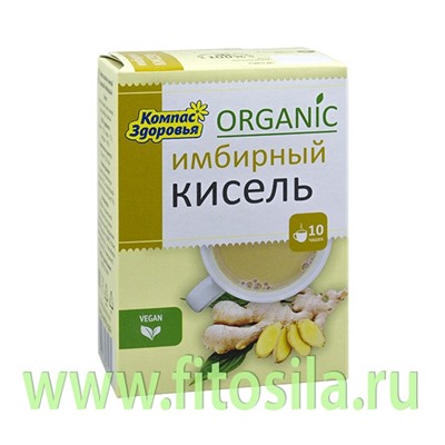 Кисель овсяно-льняной "Имбирный", 150 г, марка "Компас Здоровья" Срок до 11,2025