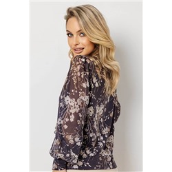 Блузка женская  7092/02/Коричневый