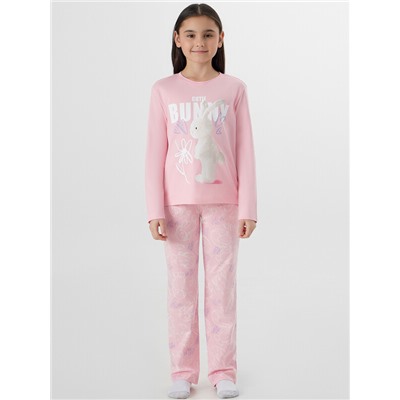 КОМПЛЕКТ ДЛЯ ДЕВОЧЕК (ЛОНГСЛИВ, БРЮКИ) 567755