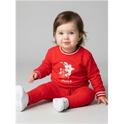 Комплект детский трикотажный для девочек: толстовка, брюки