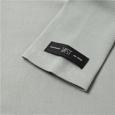 Лонгслив с пажами женский MIST, размер 42, цвет оливковый