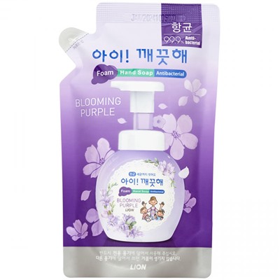 LION AI KEKUTE FOAM Жидкое пенное мыло для рук с ароматом фиалки 200 мл