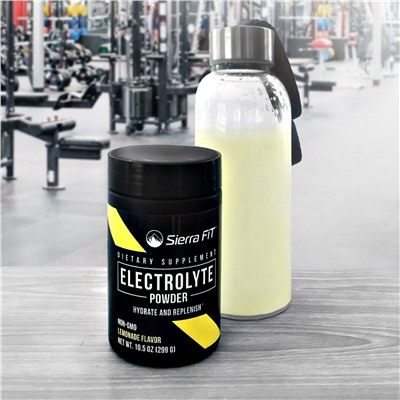 Sierra Fit, Порошок электролитов со вкусом лимонада, 0 калорий, 299 г (10,5 унции)