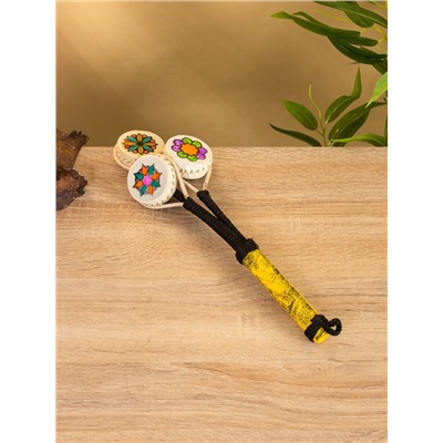 Сувенирный музыкальный инструмент «Клон Тонг», 10×3×30 см, пластик, ротанг