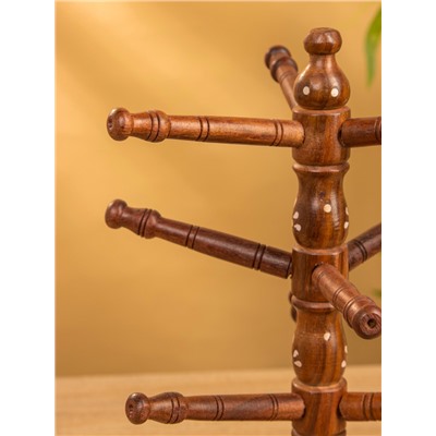 Держатель для кружек «Дерево», 12×12×34 см, дерево шишам