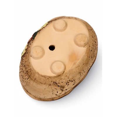 Декоративный горшок для цветов LOVE, 17×11.5×7 см, керамический, Greengo